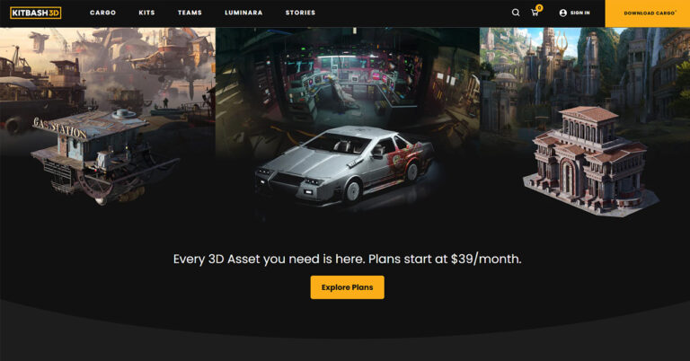 【2025年最新版】ゲーム用3Dアセット配布・販売サイトまとめ｜総合サイト・3Dモデル・マテリアル・UI素材・サウンド・フォント | GAME+